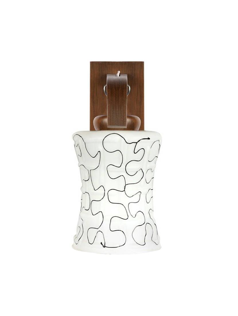 lakshya colorful decortive scone glass wall lamp light with stylish wooden fitting dx12 - 15910375 - Zoom Image - 0