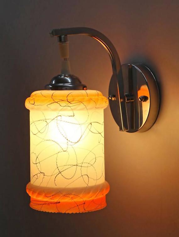 lakshya stylish & designer colorful sconce glass wall lamp ligh dx26 - 15910678 -  Zoom Image - 0