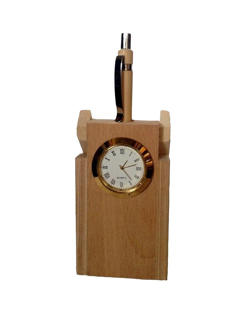 desi karigar wooden pen stand - 15910997 - Zoom Image - 0
