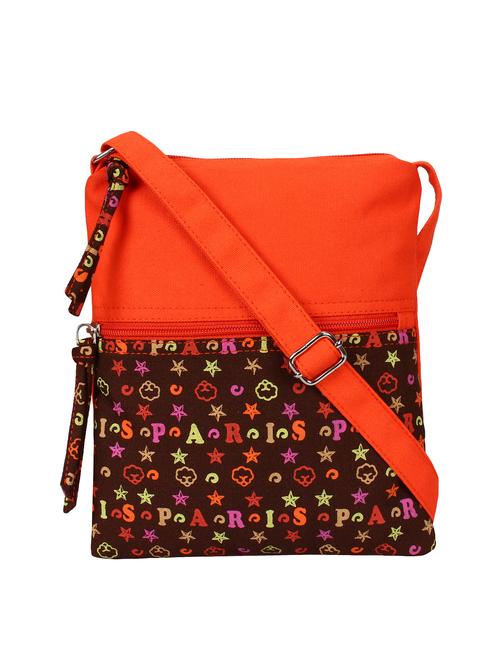 orange canvas sling bag - 15912381 - Standard Image - 0