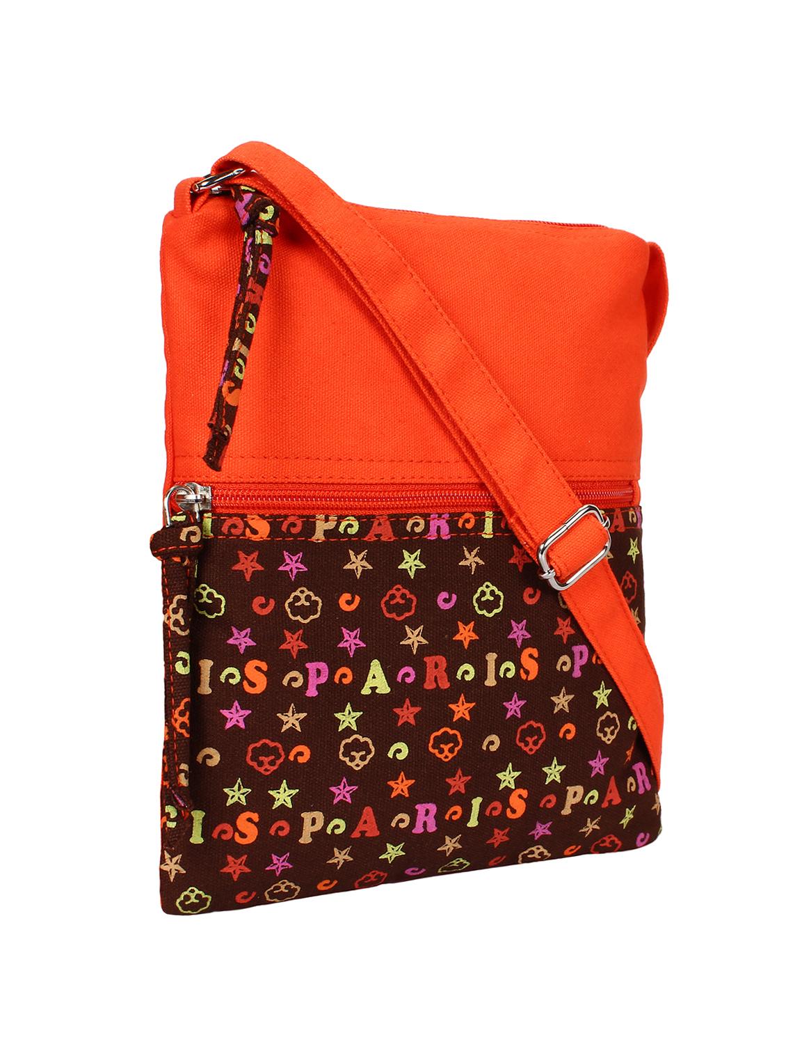 orange canvas sling bag - 15912381 - Standard Image - 3