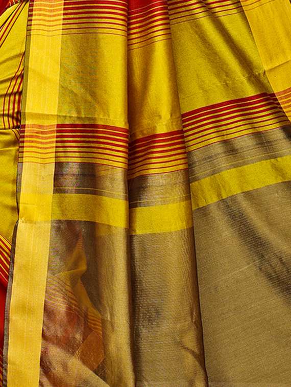 striped printed saree with blouse - 15913298 -  Standard Image - 3