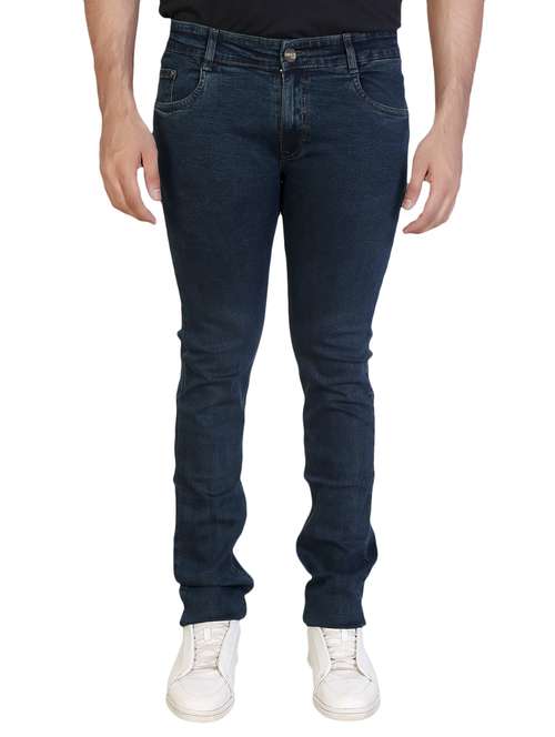 mens slim fit plain jeans - 15916055 - Standard Image - 0