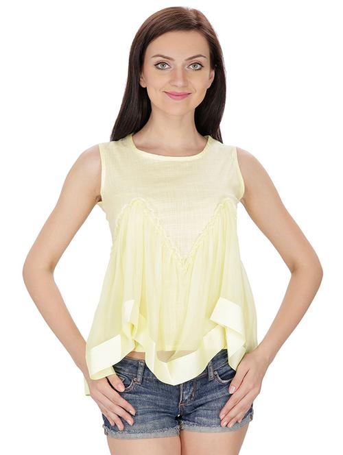 women's layered round neck top - 15916376 - Standard Image - 0