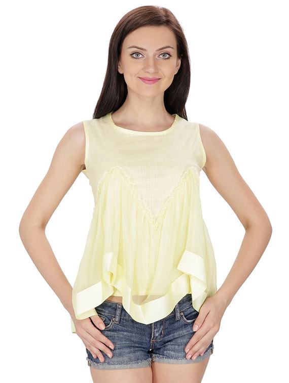 women's layered round neck top - 15916376 - Zoom Image - 0