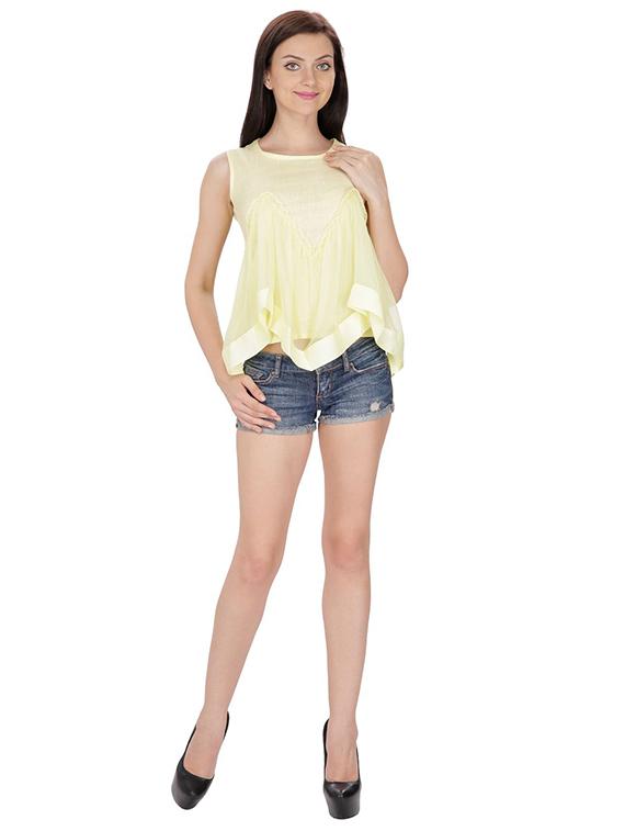 women's layered round neck top - 15916376 - Standard Image - 3