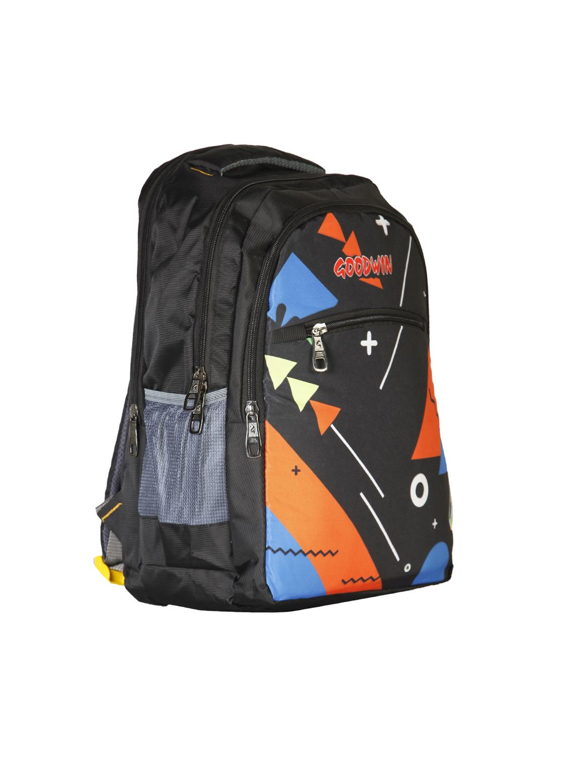 black polyester backpack - 15918449 - Standard Image - 3
