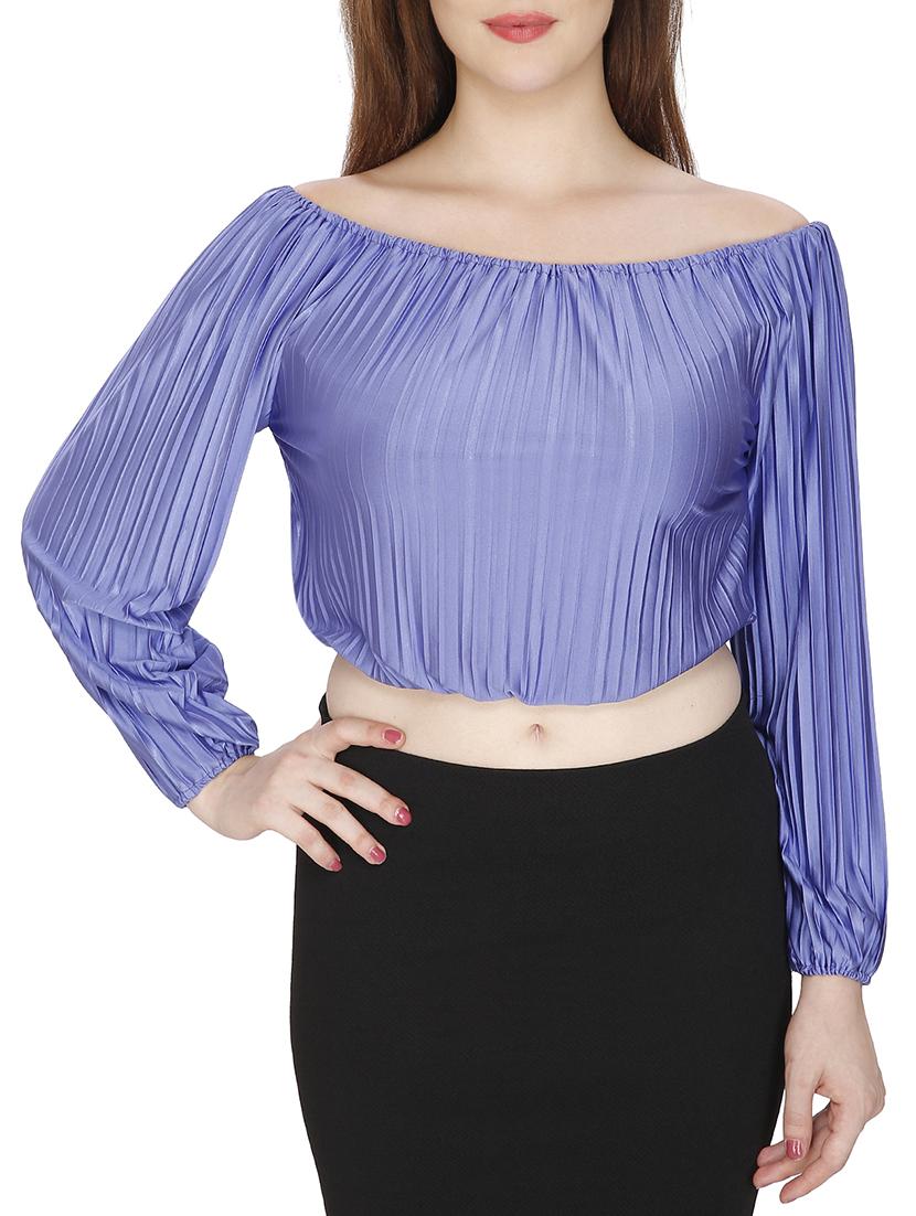 women's crop off shoulder top - 15920907 - Zoom Image - 0