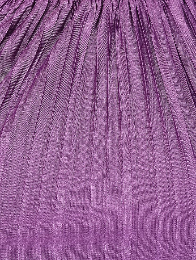 off shoulder pleated crop top - 15920908 - Standard Image - 3