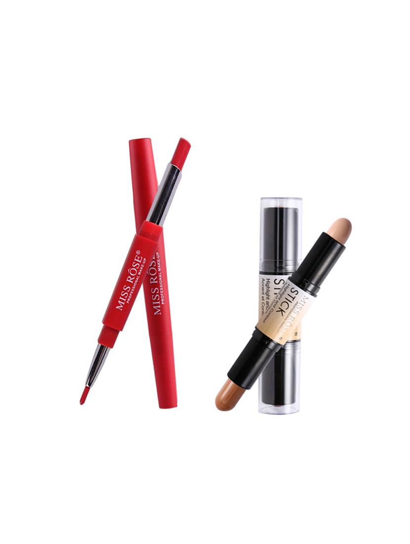 miss rose combo (lipliner plus lipstick + contour duo concealer) - 15921137 -  Zoom Image - 0