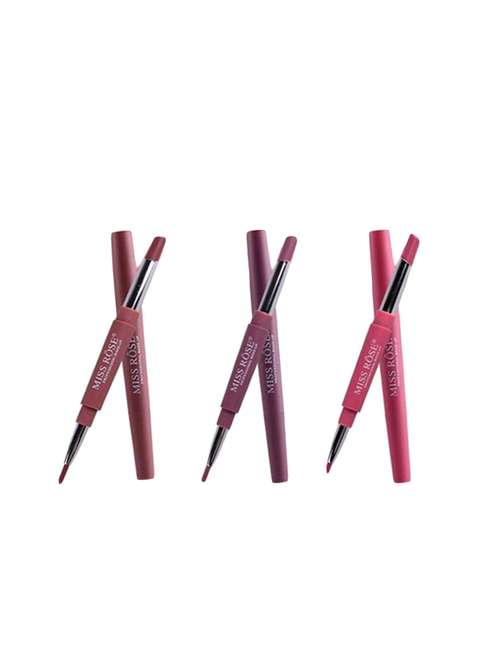 miss rose combo of lipliner plus lipstick shade 1,2,3 - 15921141 - Standard Image - 0