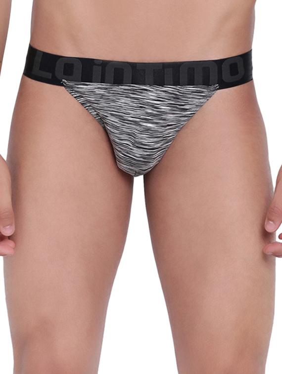 grey black melange polyester spandex hipster - 15921756 - Zoom Image - 0
