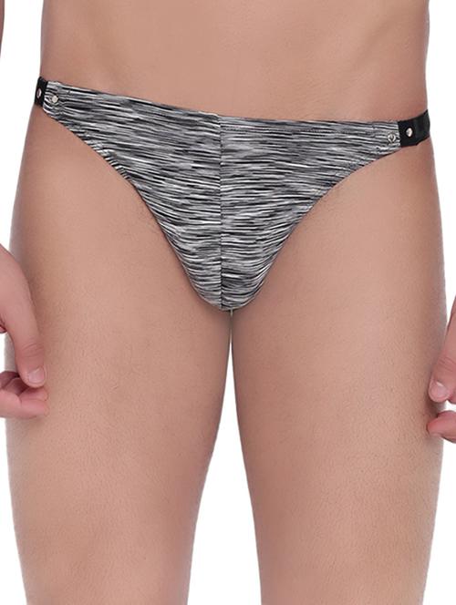 grey black melange polyester spandex hipster - 15921779 - Standard Image - 0
