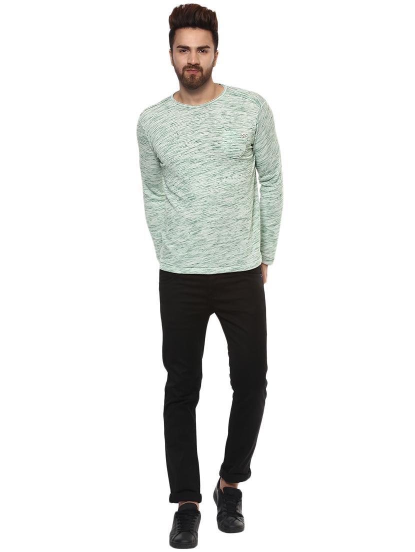 green cotton pocket t-shirt - 15926720 - Standard Image - 3