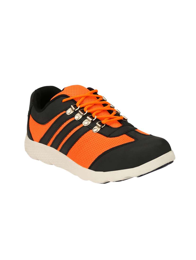 orange mesh sport shoes - 15927588 - Zoom Image - 0