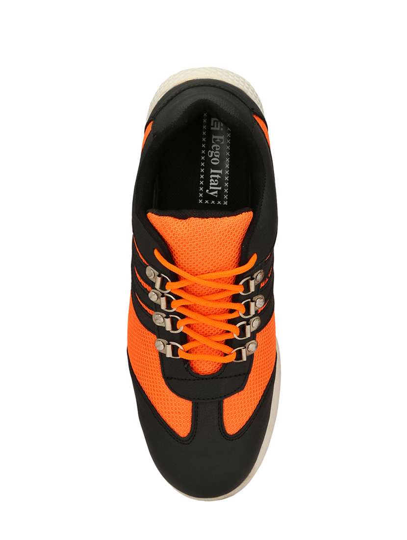 orange mesh sport shoes - 15927588 - Standard Image - 3