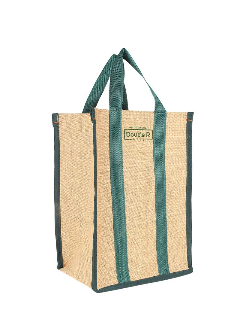 green jute regular shopping bag - 15930099 -  Standard Image - 3