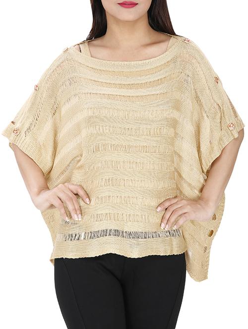 button detail knitted top - 15931462 -  Standard Image - 0