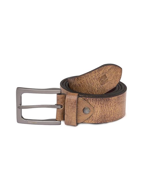 tanbrown leather belt - 15932309 -  Standard Image - 0