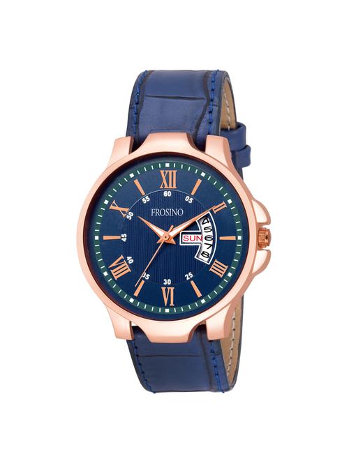 frosino blue strap analog watch for boys and men - 15933767 - Standard Image - 0