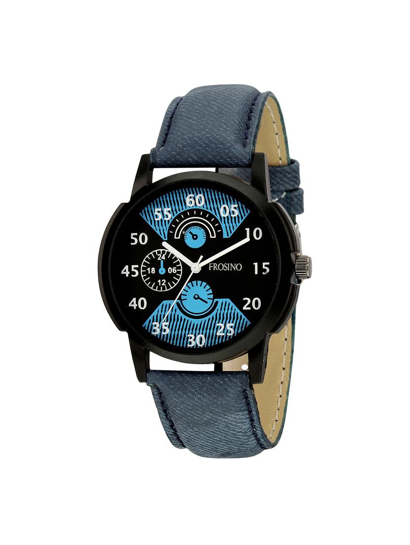 frosino blue strap analog watch for boys and men - 15933773 -  Zoom Image - 0