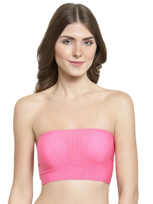 styled back striped tube bra - 15935080 -  Standard Image - 0