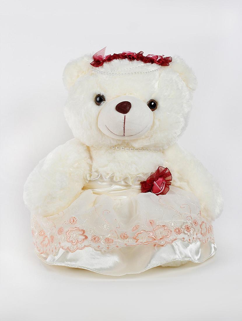ferns and petals teddy bear