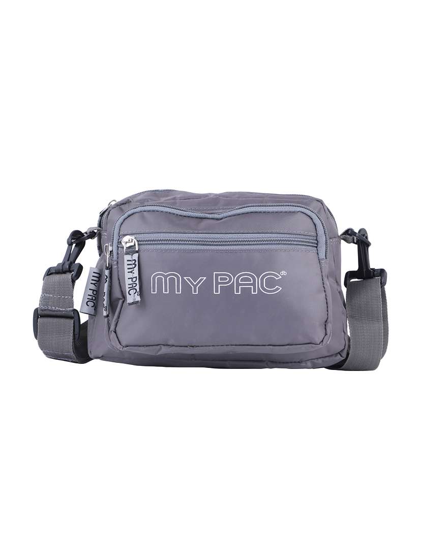 Buy online Grey Polyester Regular Sling Bag from bags for Women by My