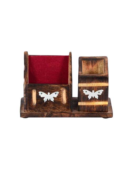 pen stand and business card holder - 15938312 -  Standard Image - 0