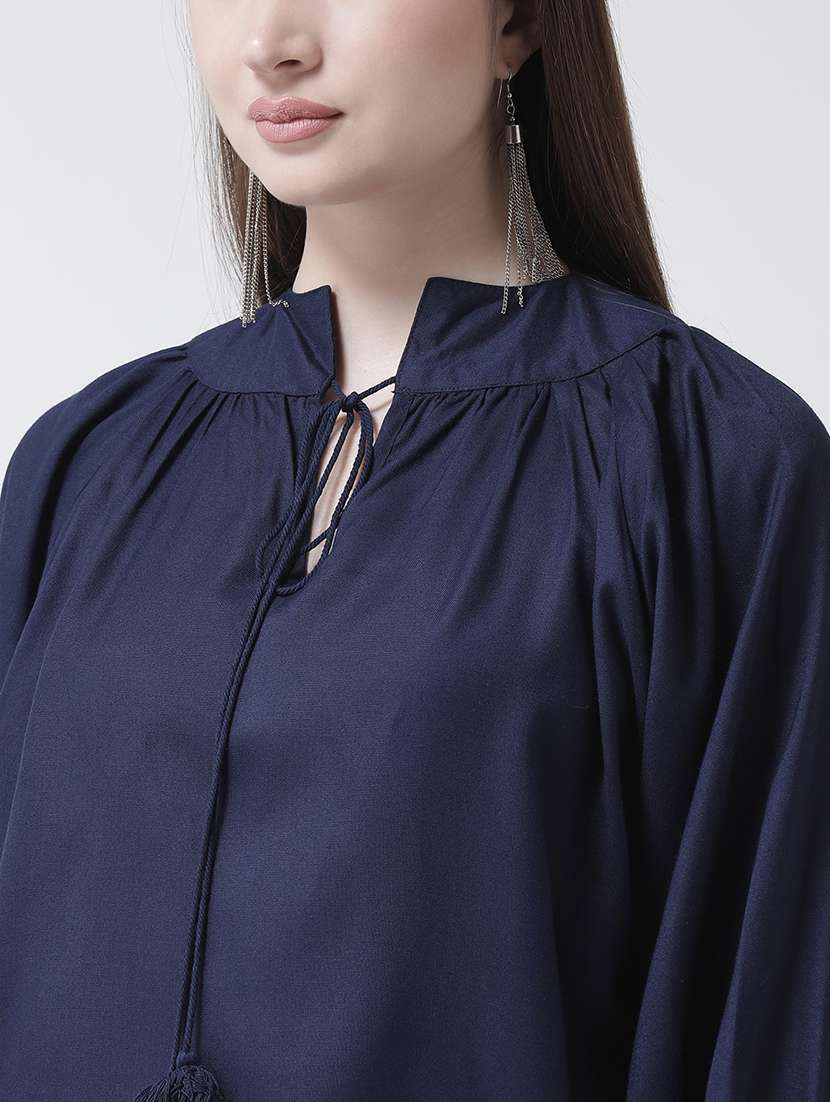 tie up gathered top - 15944607 - Standard Image - 3