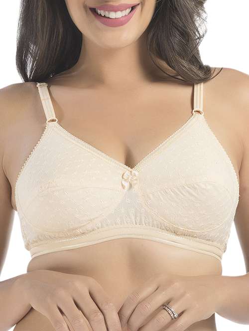 Floral Embroidered Bra