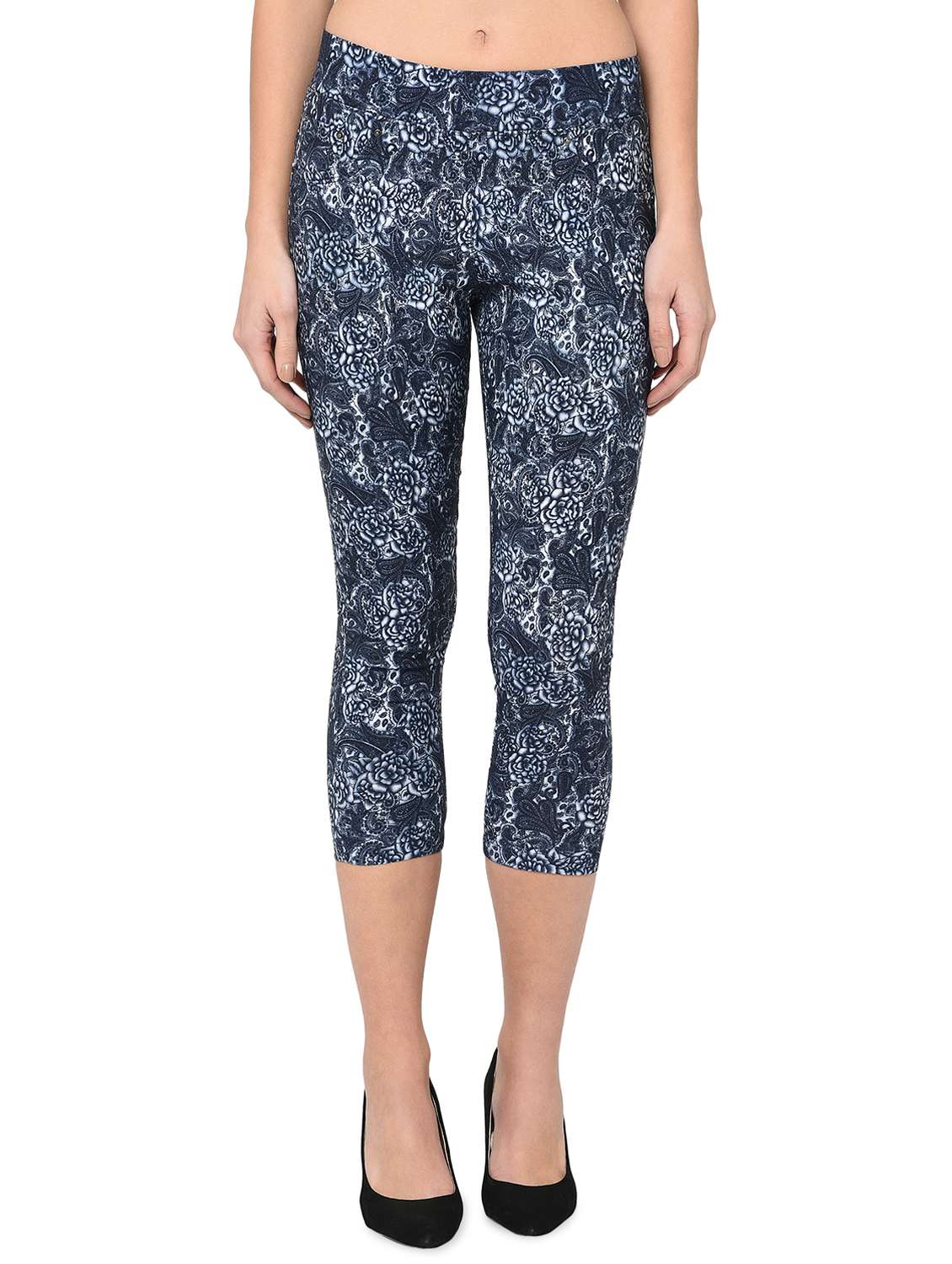 high rise floral capri - 15947339 - Zoom Image - 0