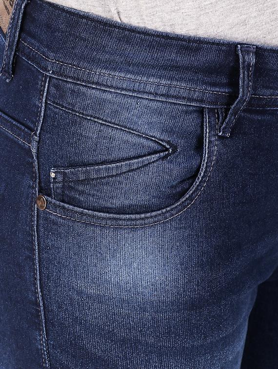 mens slim fit plain jeans - 15947371 - Standard Image - 3