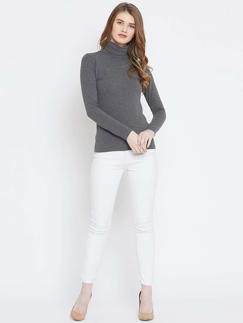 turtle neck long sleeved top - 15952176 -  Standard Image - 3