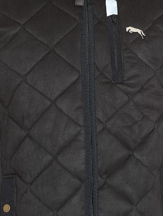 black polyester quilted jacket - 15953569 - Standard Image - 3