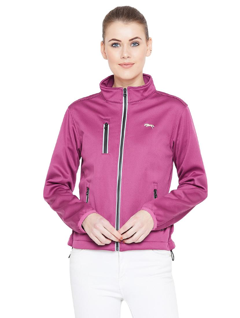 contrast detail zip up jacket - 15953582 -  Zoom Image - 0