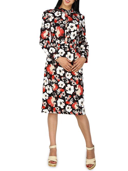 women's sheath floral dress - 15953643 - Standard Image - 0