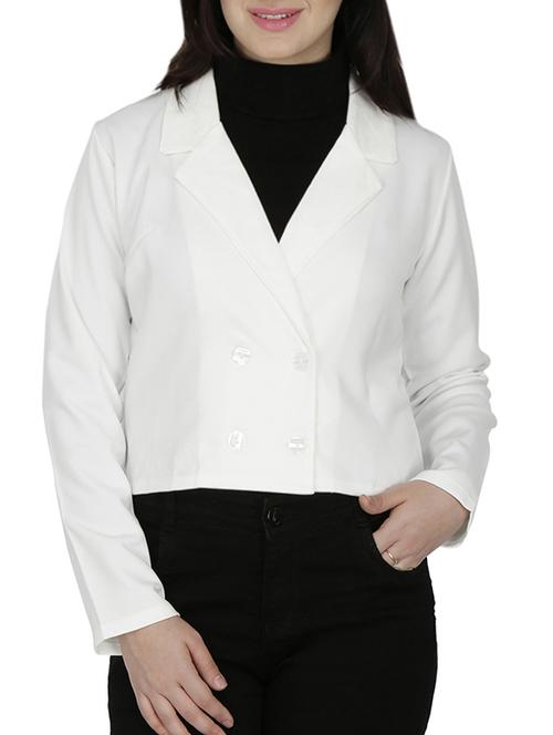 lapel neck double breasted coat - 15953960 - Standard Image - 0