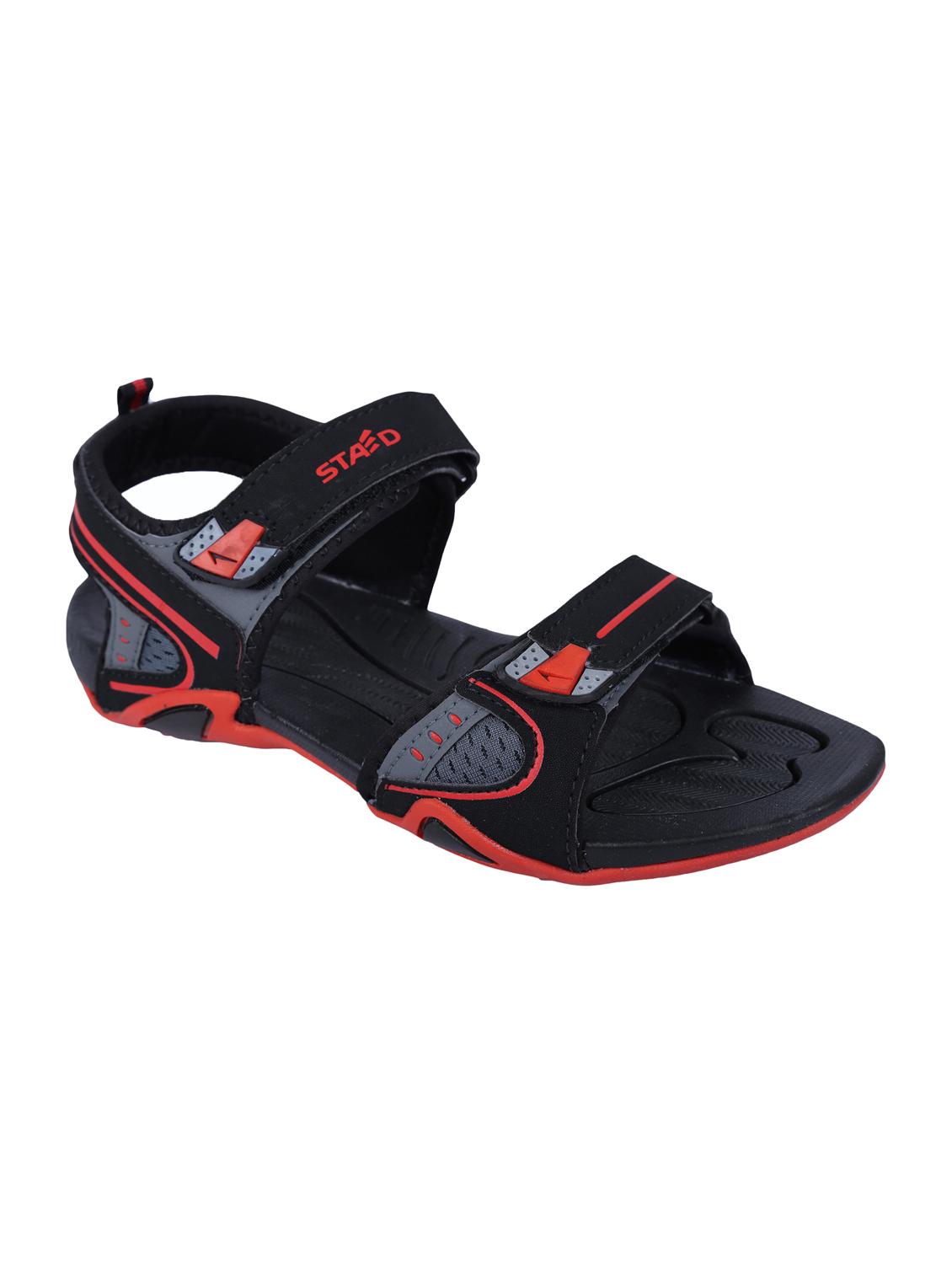 black leatherette back strap floaters - 15956386 - Zoom Image - 0