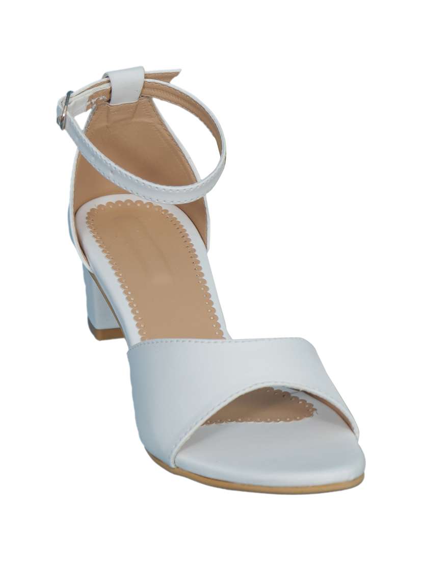 blue ankle strap sandals