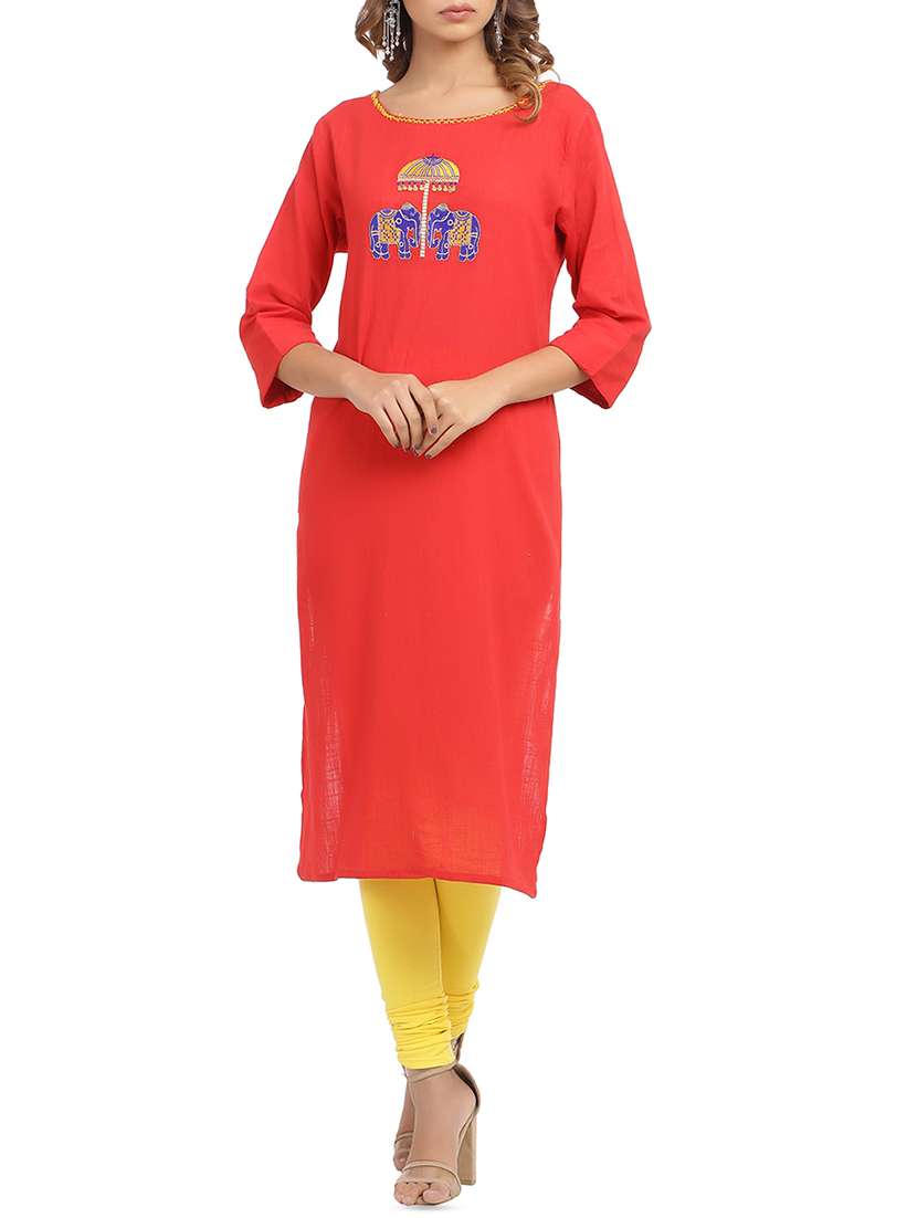 women's straight kurta