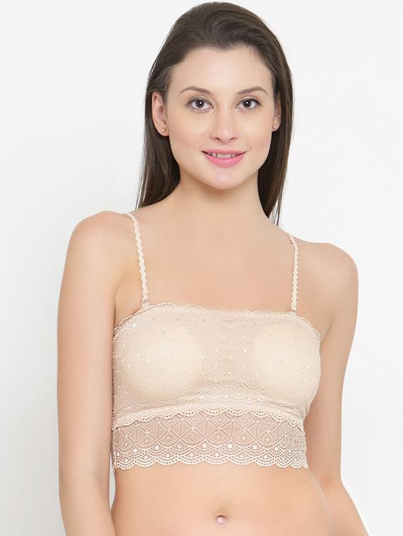 detachable strapped laced bralette - 15962917 -  Zoom Image - 0
