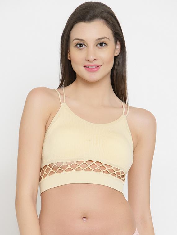 cut out detail bralette - 15962922 -  Zoom Image - 0