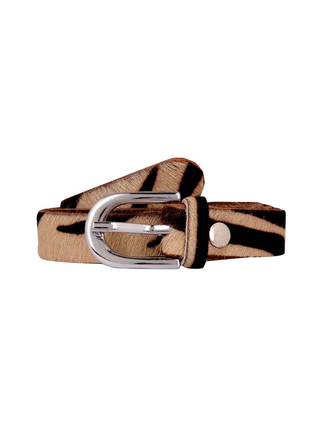beige leather belt