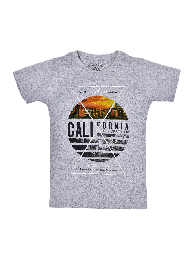 round neck graphic print t-shirt - 15964672 - Zoom Image - 0