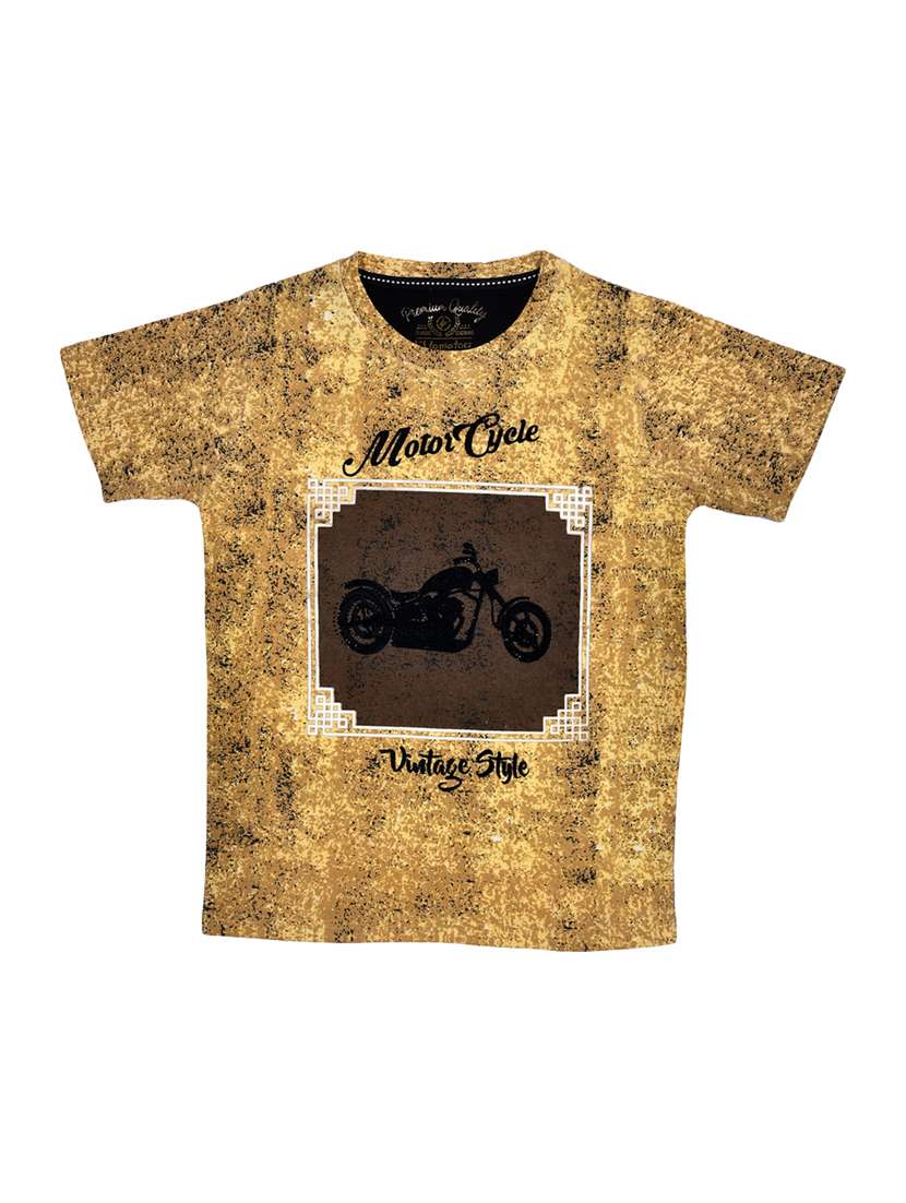 round neck graphic print t-shirt - 15964693 - Zoom Image - 0