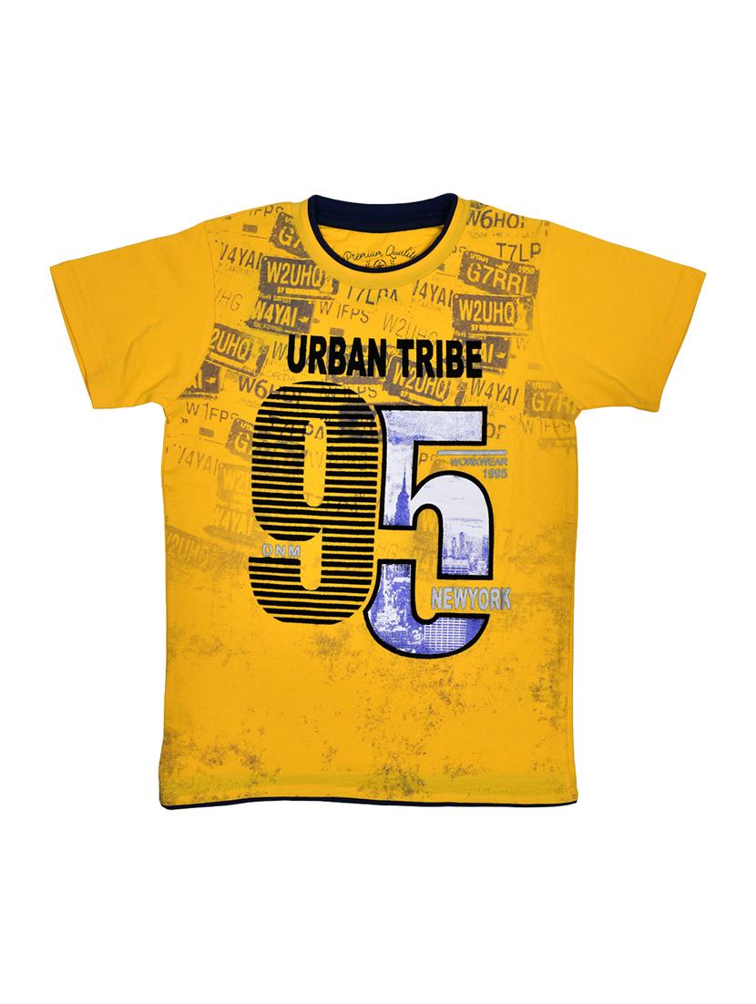 yellow cotton tshirt - 15964697 - Zoom Image - 0