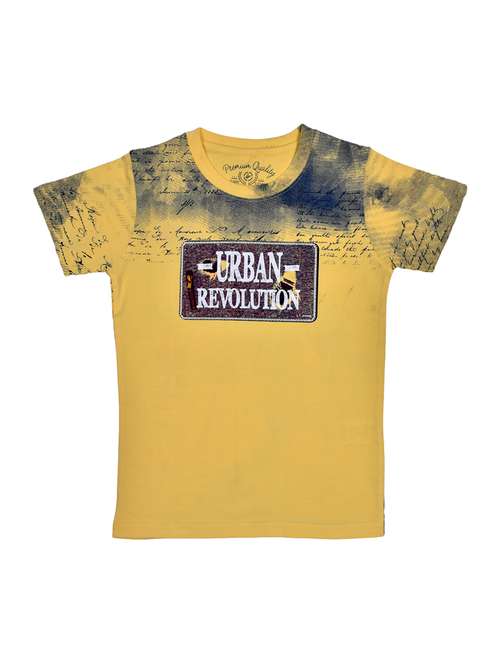 yellow cotton tshirt - 15964698 - Standard Image - 0