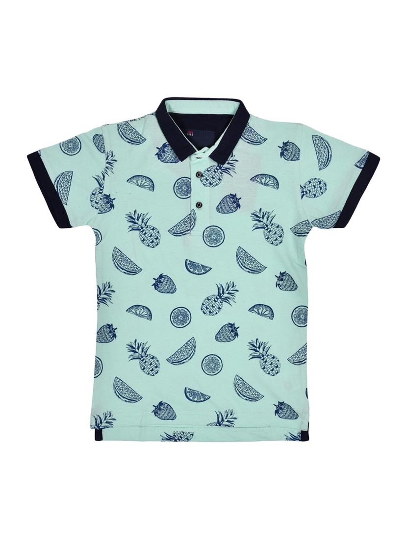 polo neck quirky print t-shirt - 15964713 -  Zoom Image - 0