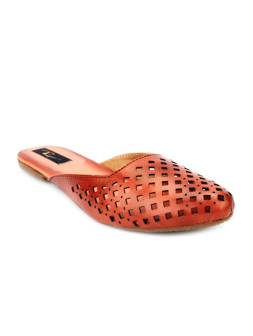 tan slip on  mules - 15967695 -  Standard Image - 0